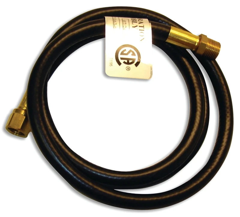 3/8 In. Dia. X 3/8 In. Dia. X 5 Ft. L Brass/plastic Hose Assembly