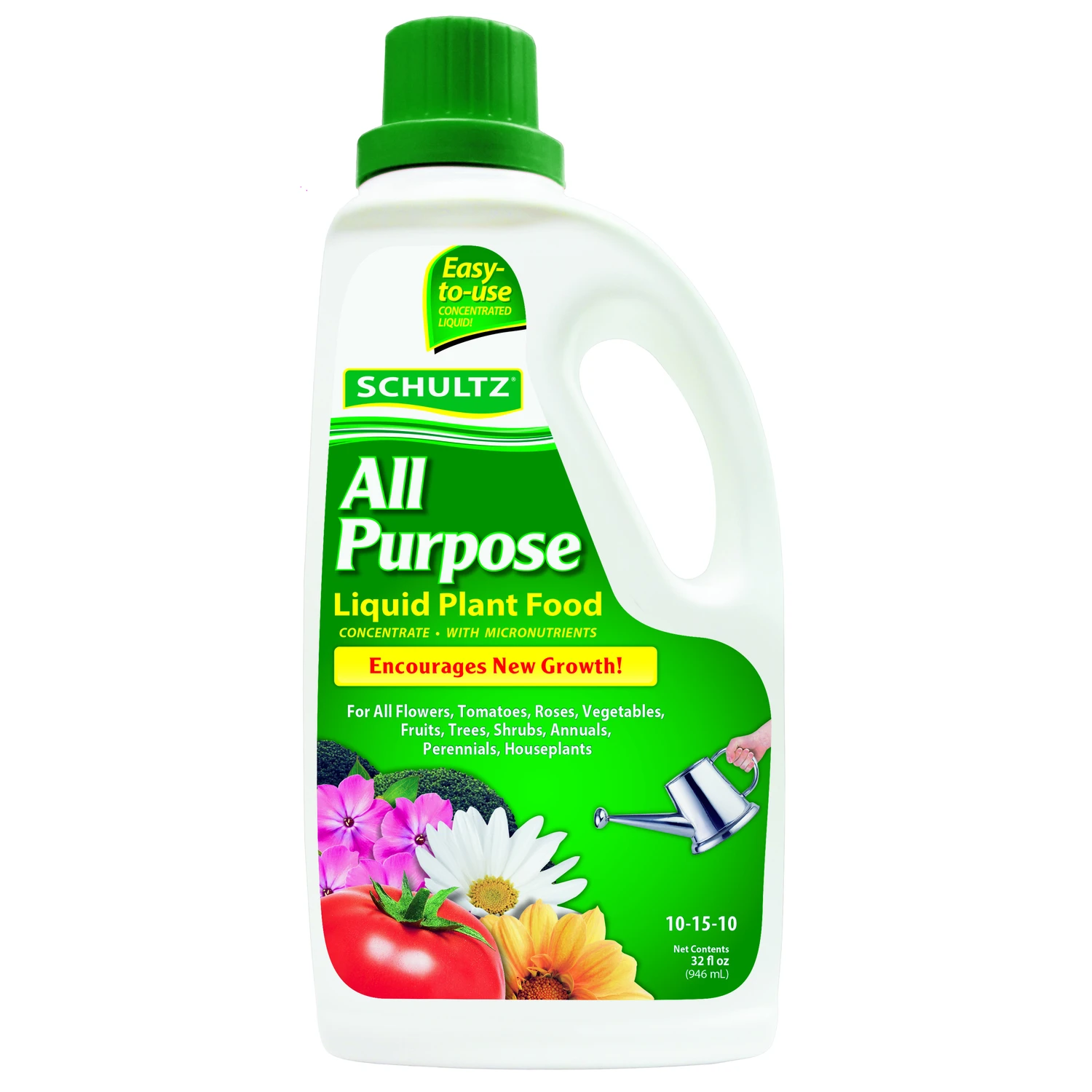 All Purpose Liquid Plant Food 32 Oz - Fast Release Fertilizer For Indoor & Outdoor Plants