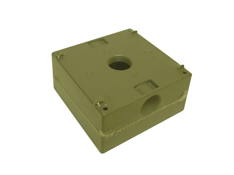 /bwf Tgb-75v 2-gang Weatherproof Electrical Outlet Box With 3-3/4 Inch Knockouts