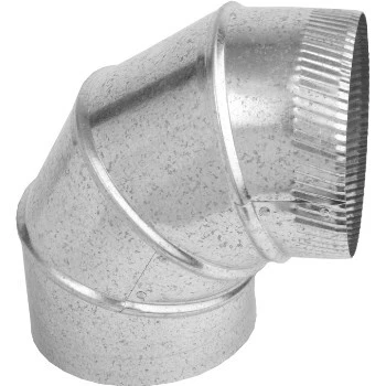 4-30-302 4 in. 30 Gauge Galvanized Adjustable Stove Pipe Elbow