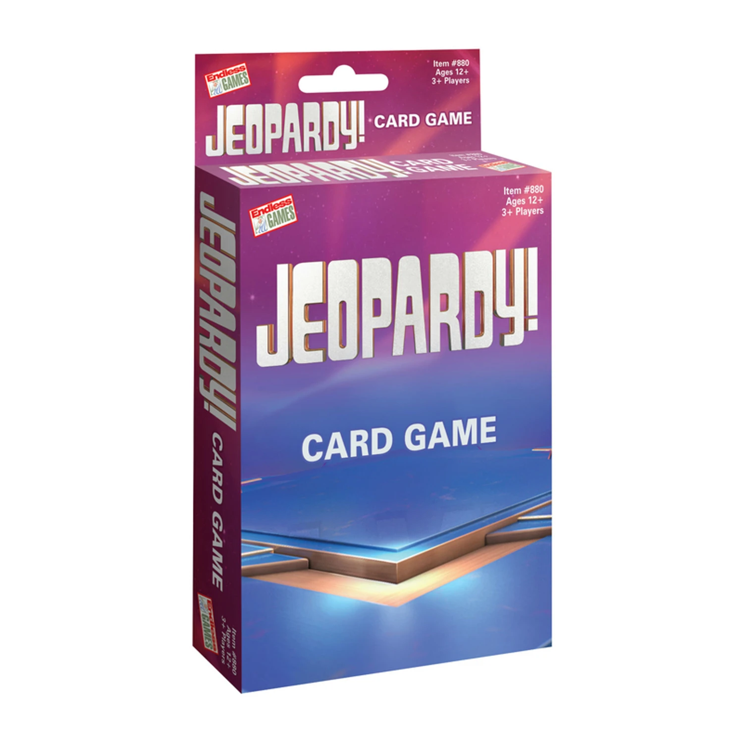 Jeopardy Card Game Cardboard 217 Pieces For Ages 12 And Up