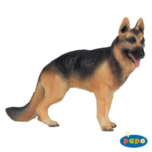 54004 German Shepherd Action Figure - Realistic Dog Model For Collectors