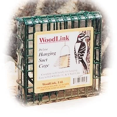 Suet1 Single Hanging Suet Cage For Birds - Durable Metal Construction