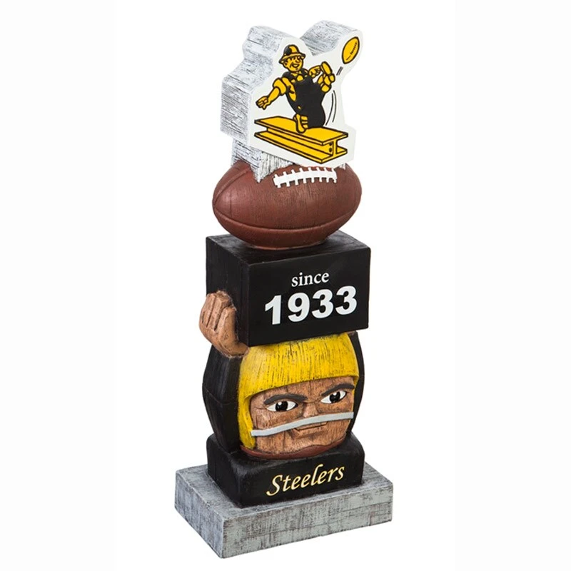 Pittsburgh Steelers Vintage Tiki Garden Statue - Nfl Team Decor