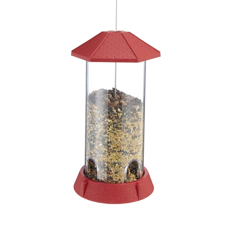Village Collection Gazebo Bird Feeder With 1 Lb Capacity And 4 Ports