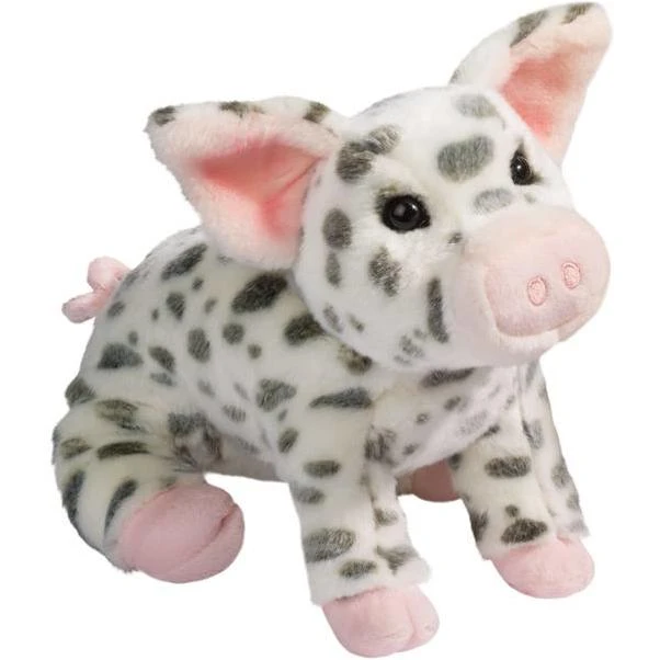 Pauline Spotted Pig Plush Toy 12" By Douglas Cuddle Toys - Adorable And Soft