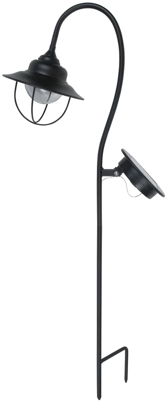Boston Harbor 24250 Solar Nautical Stick Light, Ni-MH Battery, Black, Battery Included: Yes