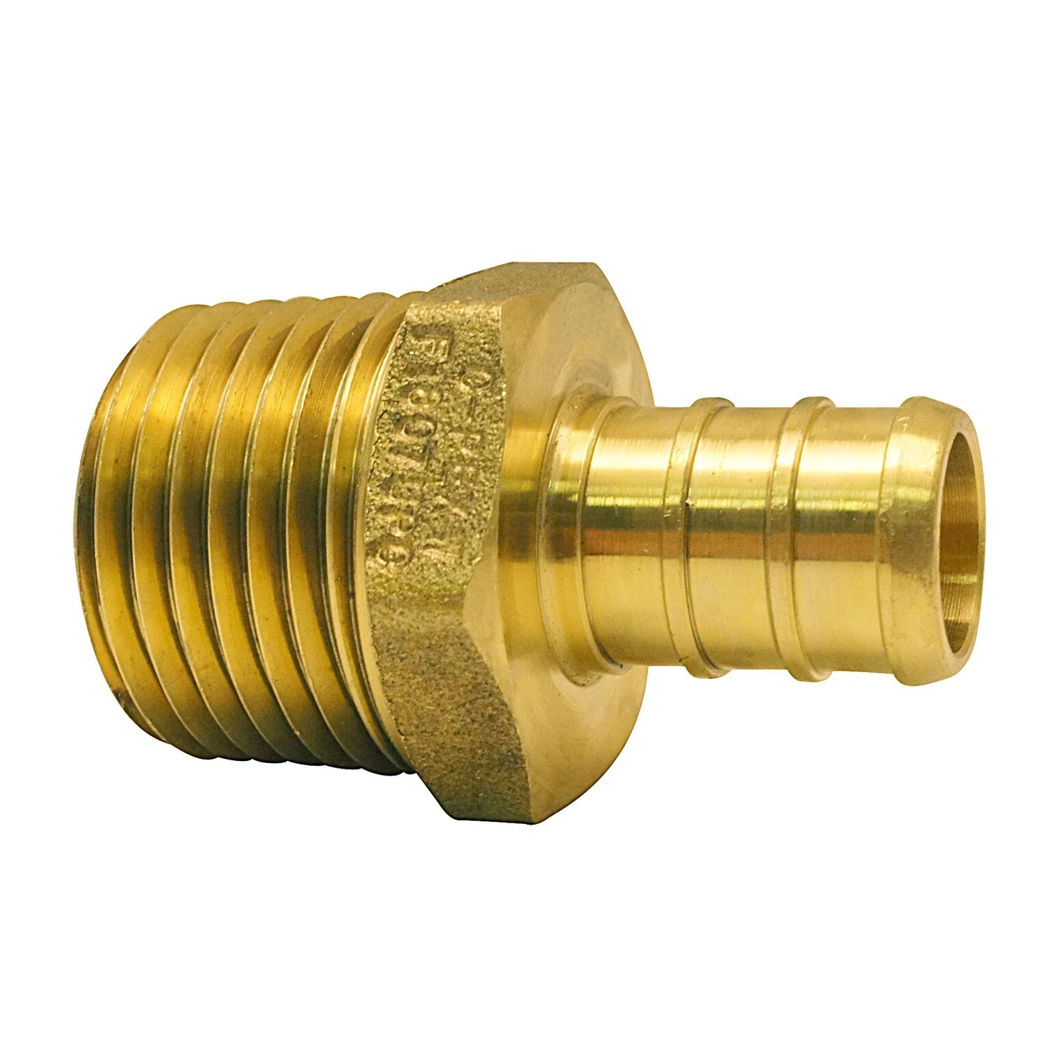 1/2 In. Pex Barb X 1/2 In. Male Pipe Thread Brass Adapter