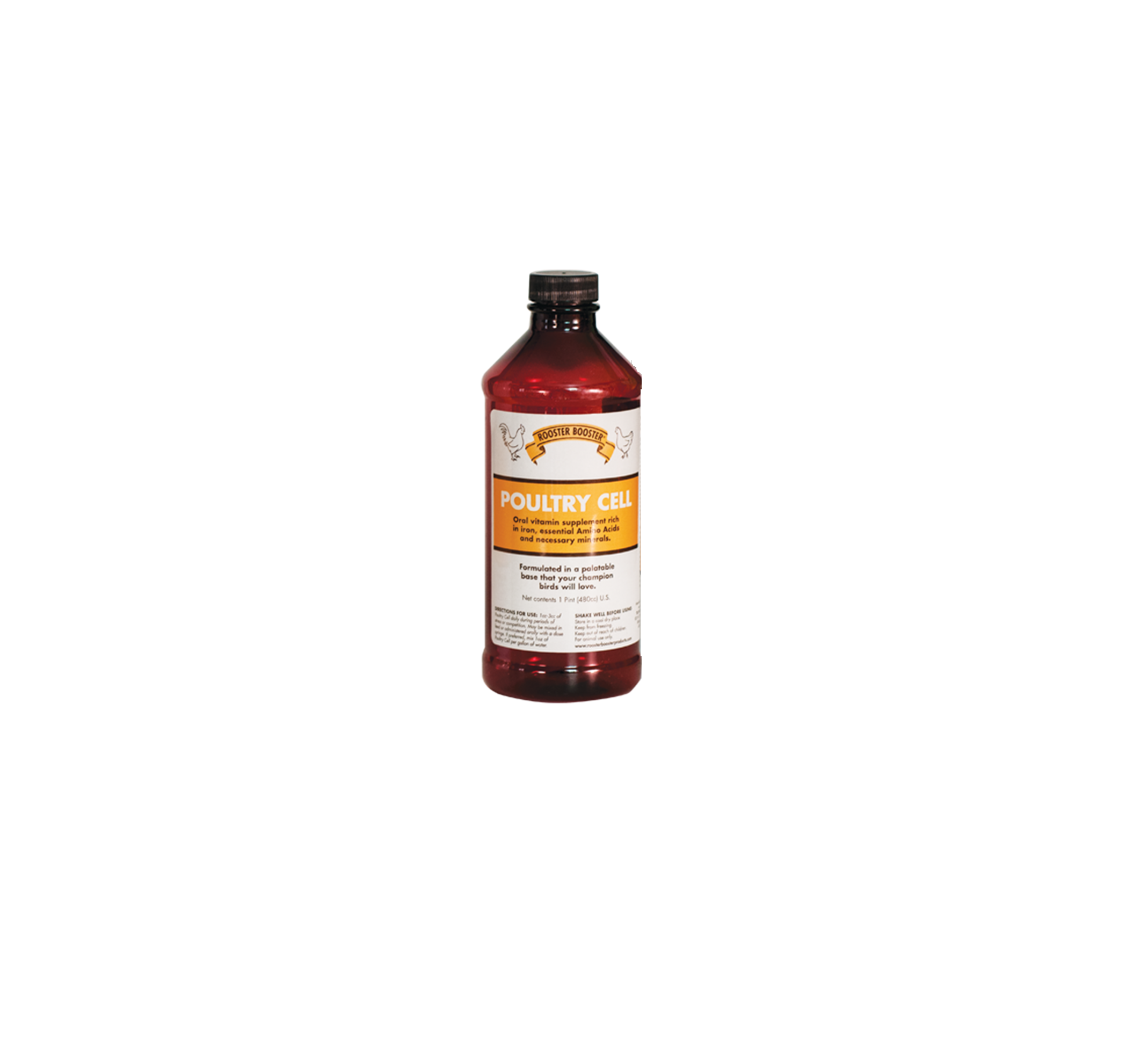 Rooster Booster Poultry Cell 16 Ounce - Nutritional Supplement For Poultry