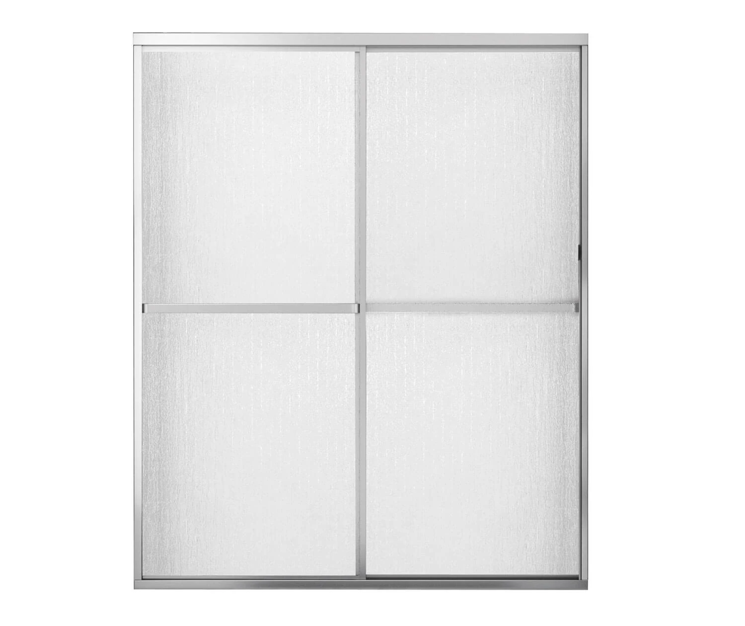 Mika Sliding Tub Door for Alcove Installation, Fits 54 to 59.5 Inches Width by 68 Inches Height