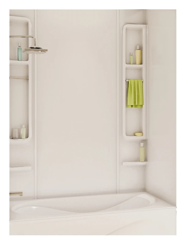 Finesse 5-piece Acrylic Tub Wall Kit 61 X 34 X 80 In. White