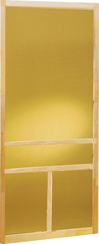 36 In X 81 In Unfinished Wood T-bar Screen Door With Fiberglass Insect Screen