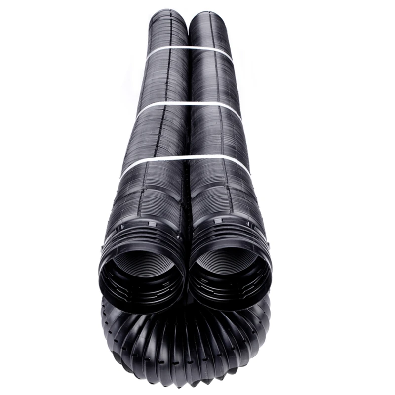 4 In. X 50 Ft. Polypropylene Perforated Drainage Pipe - Flex-drain Model 52002
