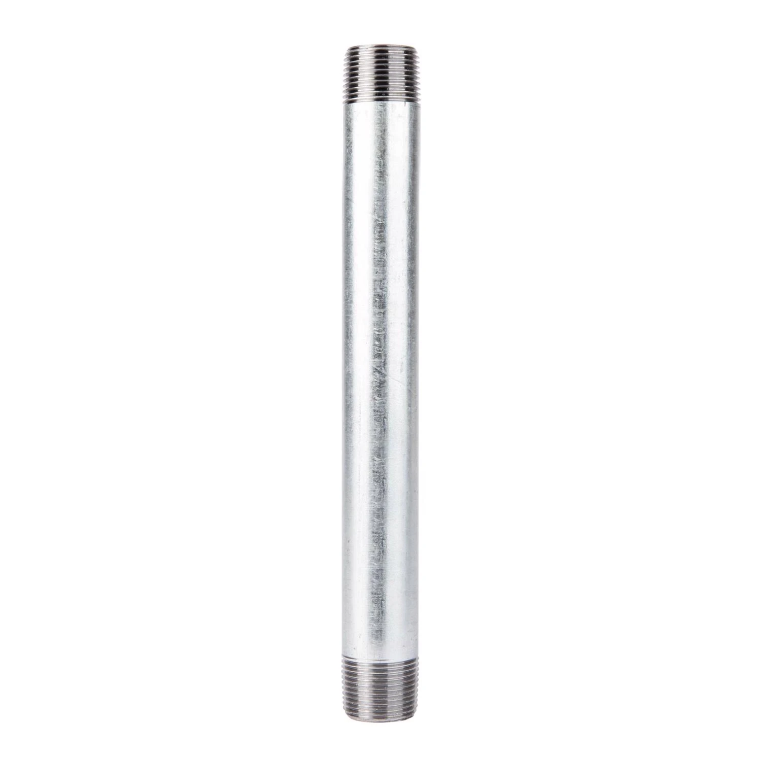 3/4 In. Mip Galvanized Steel 9 In. L Nipple - Durable Plumbing Solution