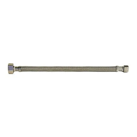 88-2002 Stainless Steel Faucet Supply Line 3/8 X 1/2 20 In. Length