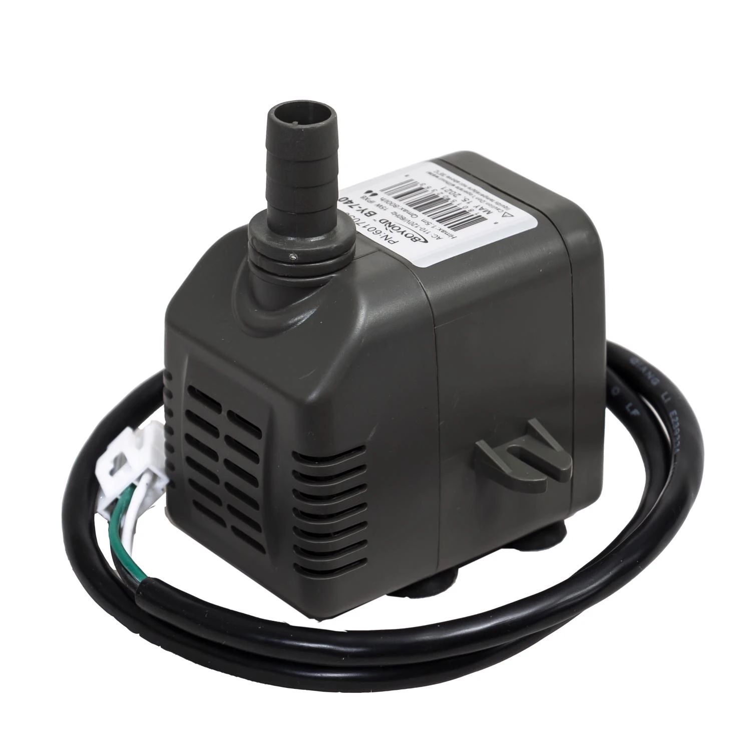 6.5 In. H X 4.5 In. W Black Submersible Water Pump For Evaporative Coolers