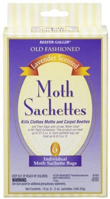 Willert Home Products 1412.6 12 oz. Lavender Old Fashioned Scented Moth Sachets