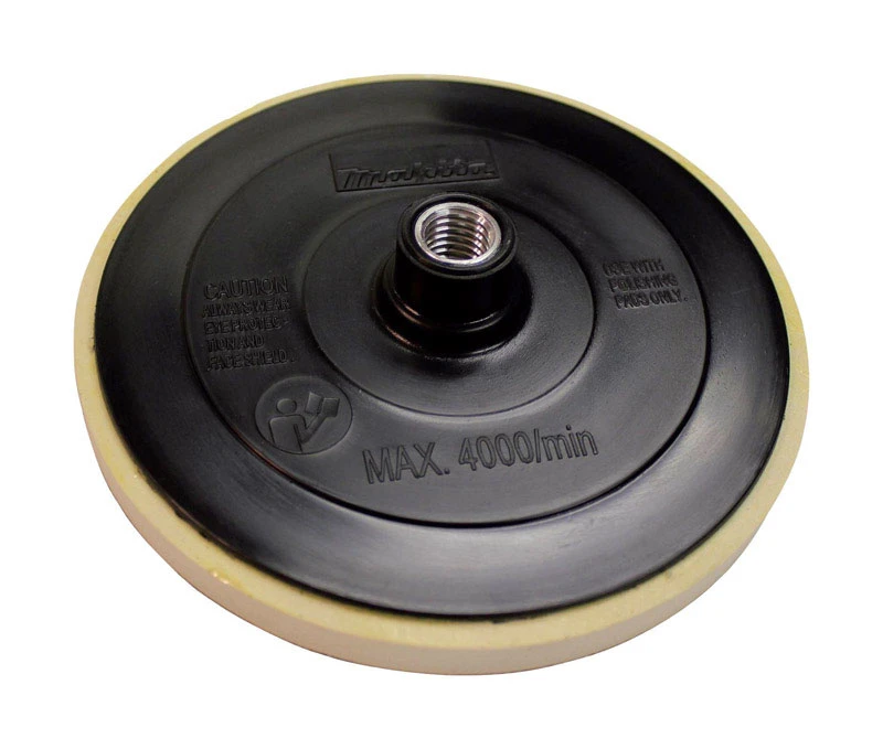 7 In. Rubber Backing Pad With 5/8 In. Arbor For Sanders And Polishers