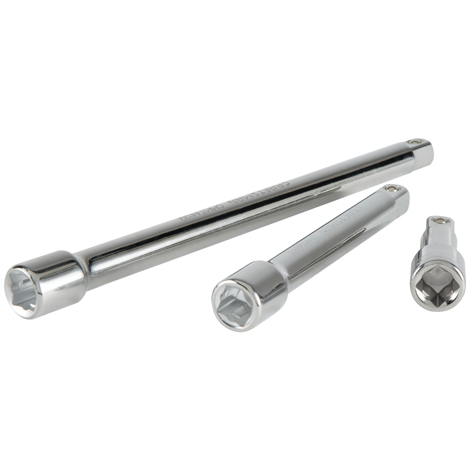 3-piece 1/2-in Drive Socket Extension Set - 10 In. Length