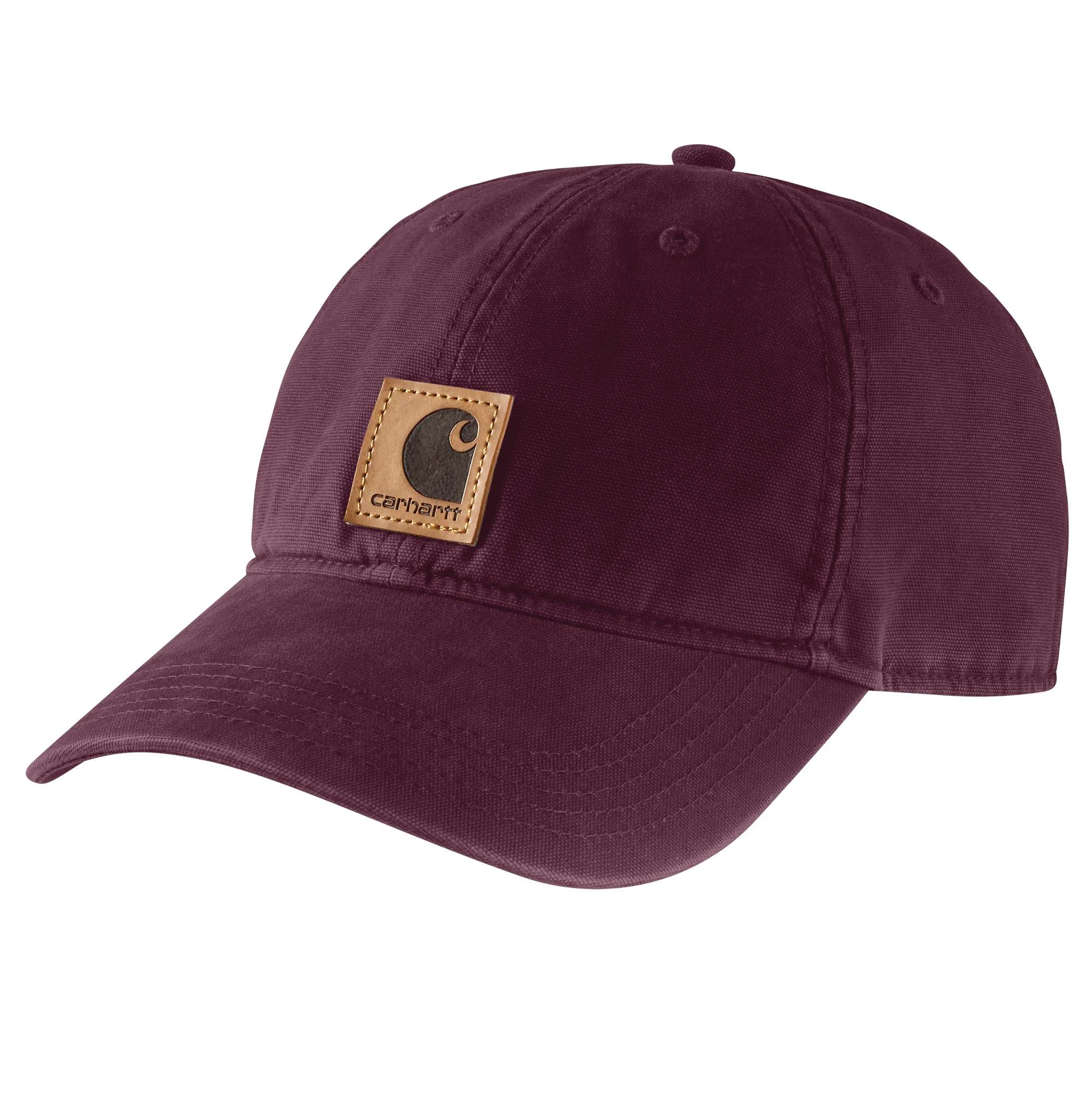 Men's Canvas Cap In Blackberry - Model Ah0289, Adjustable Fit