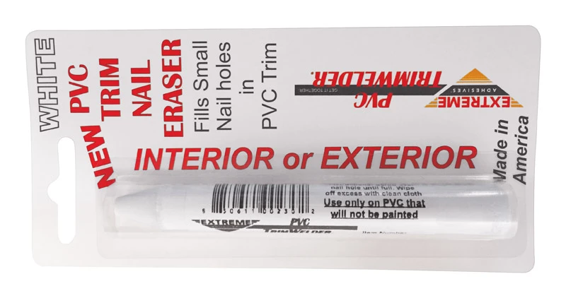 Extreme Adhesives Trimwelder White Nail Eraser 0.5 Ounce For Indoor And Outdoor Use
