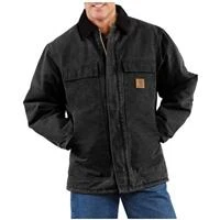 Men's Sandstone Traditional Coat C26 - Small - Dark Brown - Arctic Quilt Lined