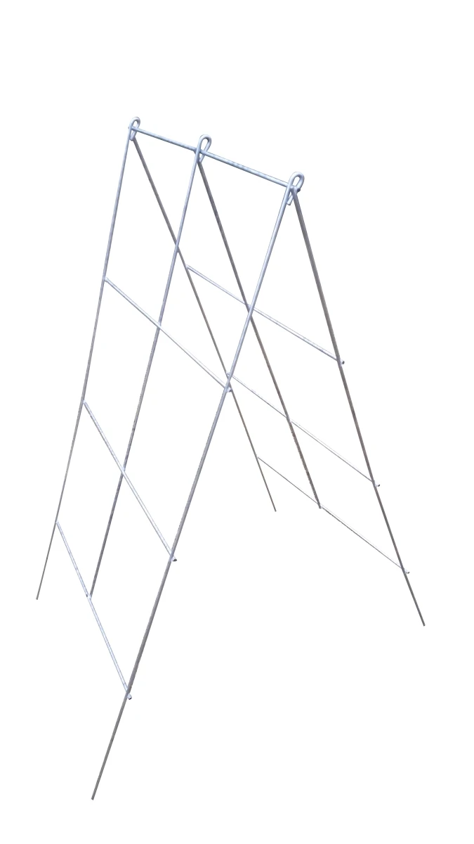 716642 42 In. Heavy Duty A-frame Plant Support, Galvanized Steel, 5 Pk