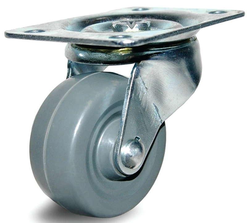 Bc-gd20mrs 2 Inch General Duty Non-marking Swivel Caster With Plate Mounting