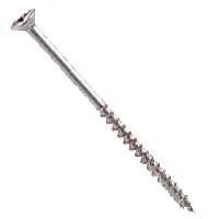 Galvanized Steel Deck Screws #6 X 1-5/8 In, Model 93405, 5m Pack