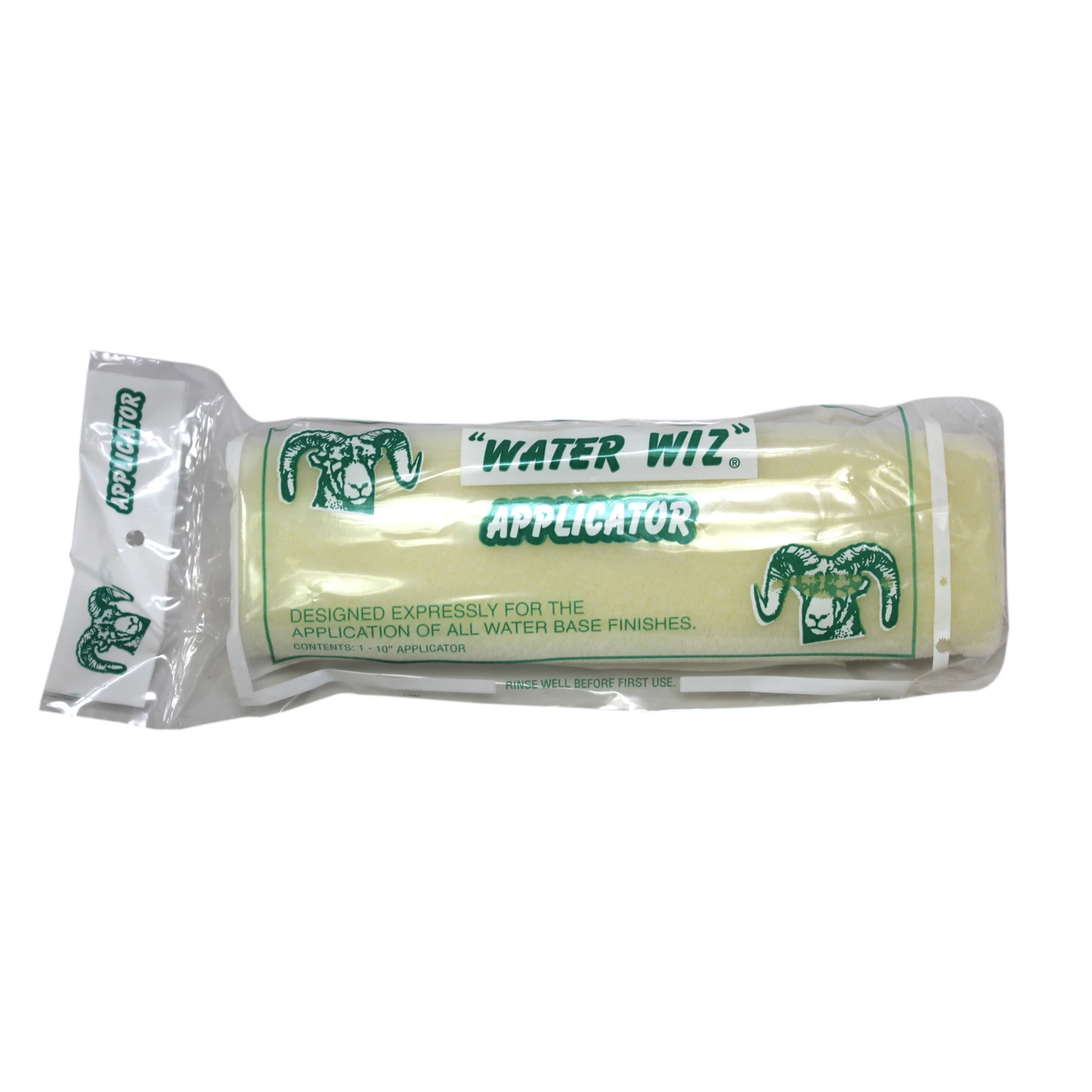 Water Wiz 10 In. W X 6 In. L Yellow Synthetic Fiber Applicator Model 31001