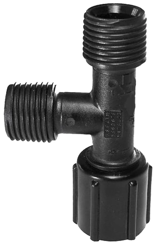 Pexlock 1/2 In. Mpt X 1/2 In. Mpt Plastic Tee Fitting