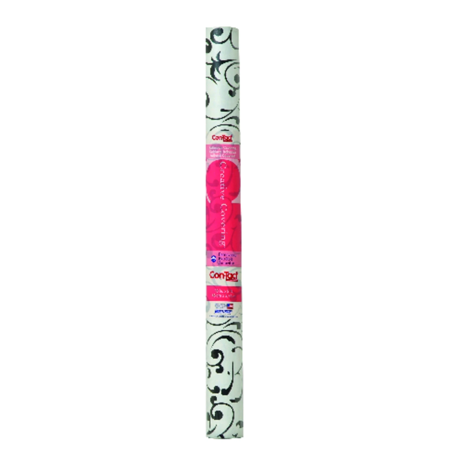 Creative Covering 9 Ft. L X 18 In. W Virtu Floral Self-adhesive Shelf Liner