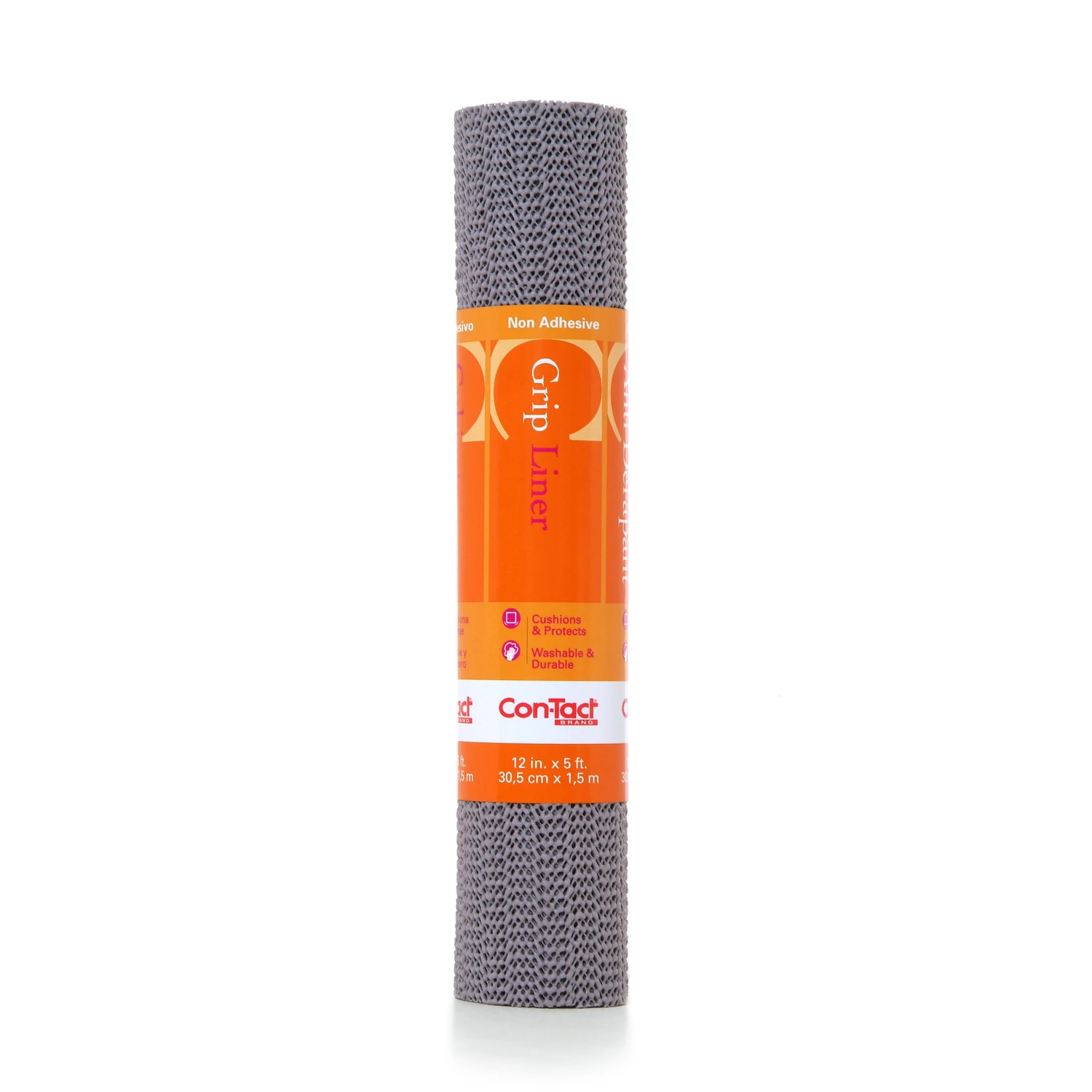 Grip 5 Ft. L X 12 In. W Alloy Non-adhesive Shelf Liner