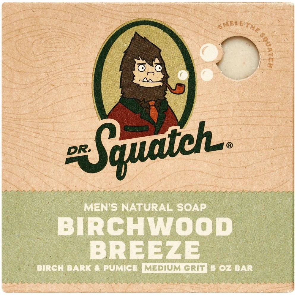 Dr. Squatch Birchwood Breeze Scent Soap Bar 5 oz 1 pk