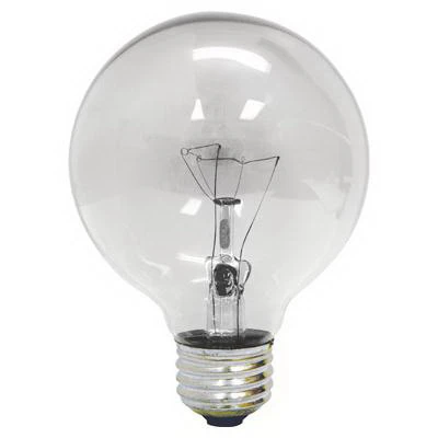 GE40W 3 CLR GLOBE BULB
