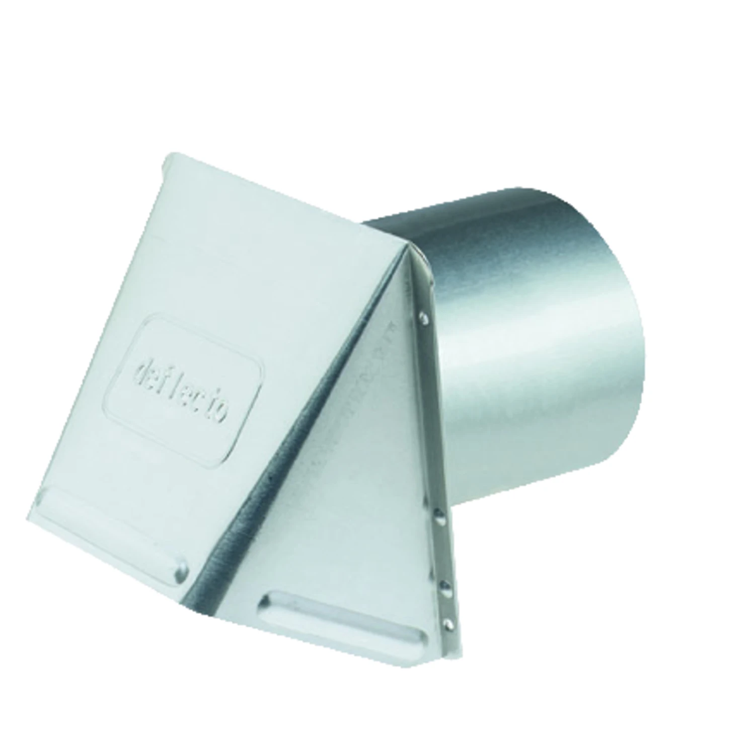 6 In. Diameter Aluminum Wall Cap With Damper For Venting