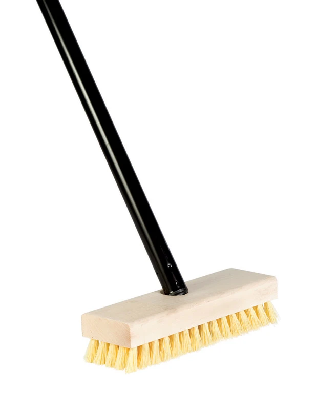 7-3/4 In. Wide 48 In. Wood Handle Scrub Brush With Tampico Bristles