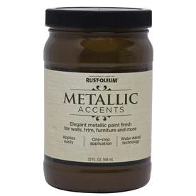 Metallic Accents Classic Bronze Gloss Interior Paint 32-ounce Quart