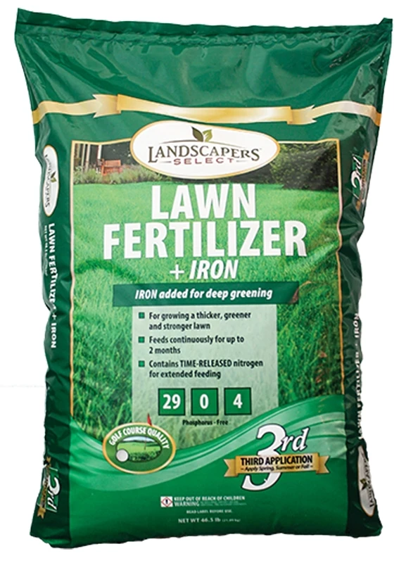 902737 Granular Lawn Fertilizer With Iron, 16 Lb Bag, 29-0-4 N-p-k Ratio