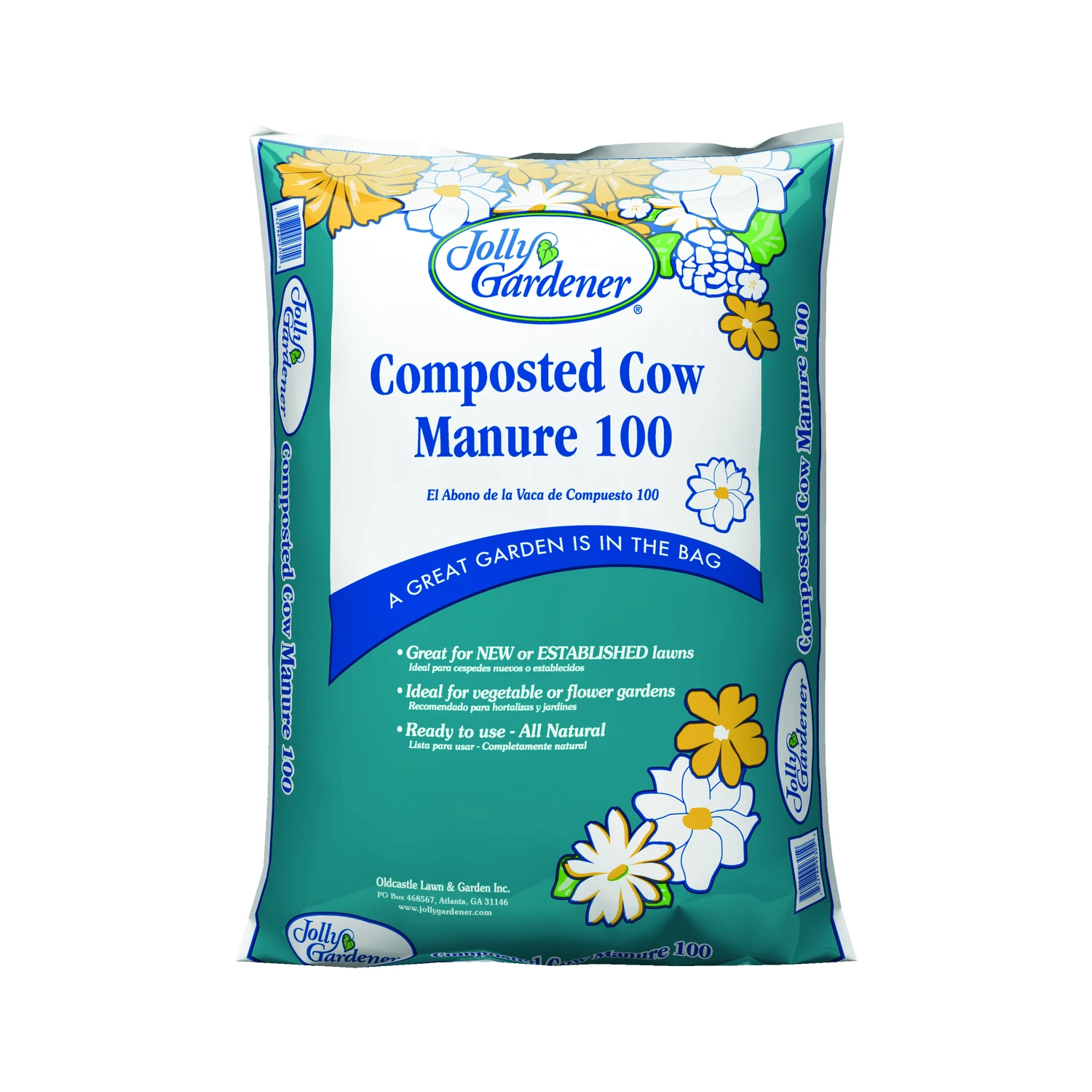 40 Lb. Organic Cow Manure & Compost For Lawns And Gardens