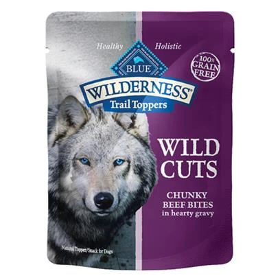 Blue Buffalo Wilderness Trail Toppers Beef Wild Cuts Dog Food Topper, 3 oz. ()