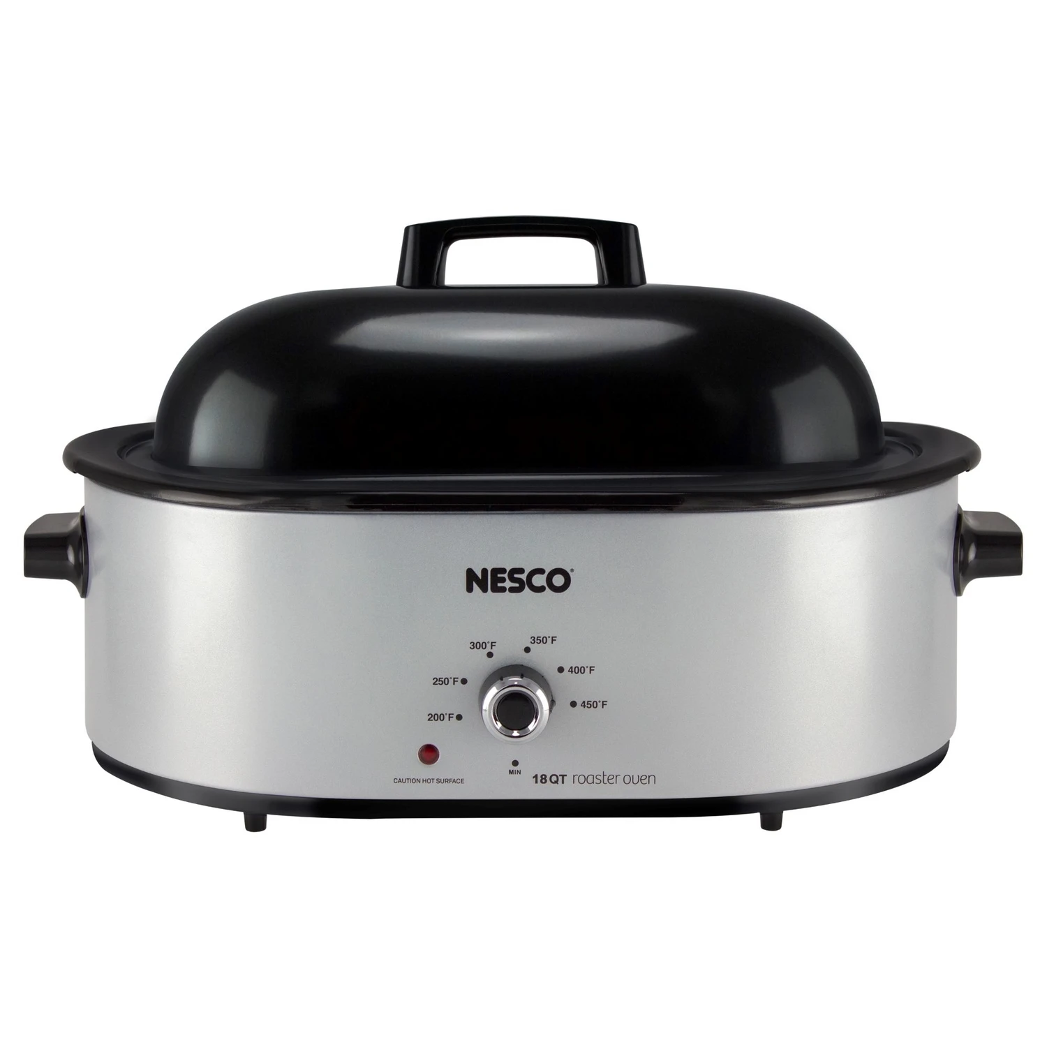 Silver Stainless Steel 18 Quart Electric Roaster 17.5 In. H X 9.2 In. W X 25.4 In. L