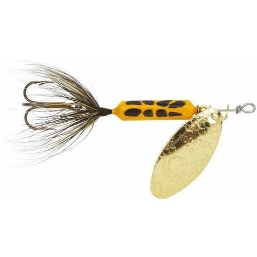 Worden's Original Rooster Tail Spinner Lure - 1/6 Oz. - Yellow Coach Dog