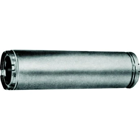 6hs-36 Insulated Chimney Pipe, 6 Inch Diameter, 36 Inch Length, Triple-wall