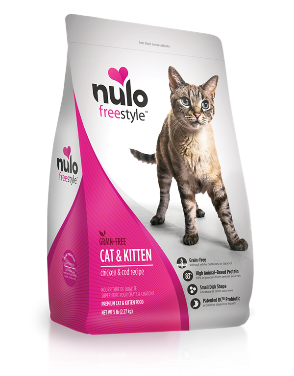 Grain-free Dry Cat & Kitten Food With Chicken And Cod, 5 Lbs