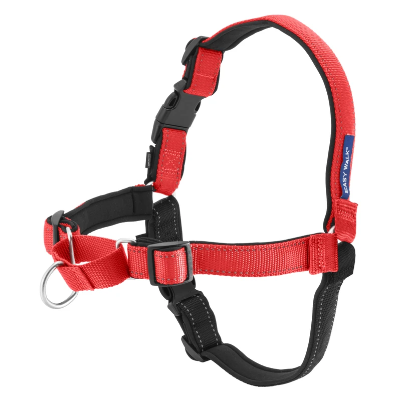 Deluxe Easy Walk Harness - Medium Size - Rose Red Color