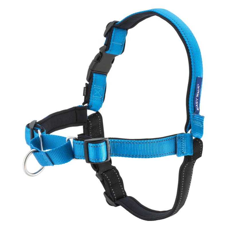 Deluxe Easy Walk Dog Harness - Medium/large - Ocean Blue