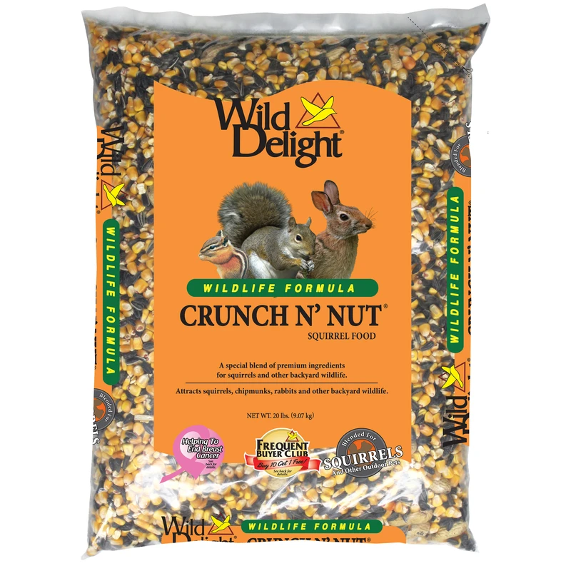 Wild Delight Crunch N Nut Squirrel Wildlife Food 20 Lb. Bag - Model 99043