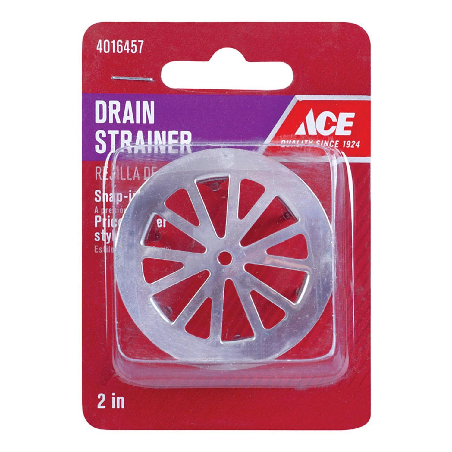 SNAP-IN STRAINER 2"