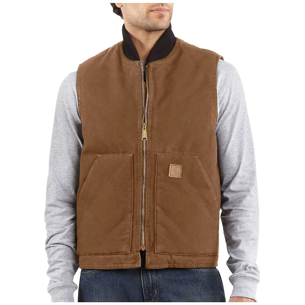 Men's Sandstone Arctic Quilt-lined Vest - Large Regular - Carhartt Brown